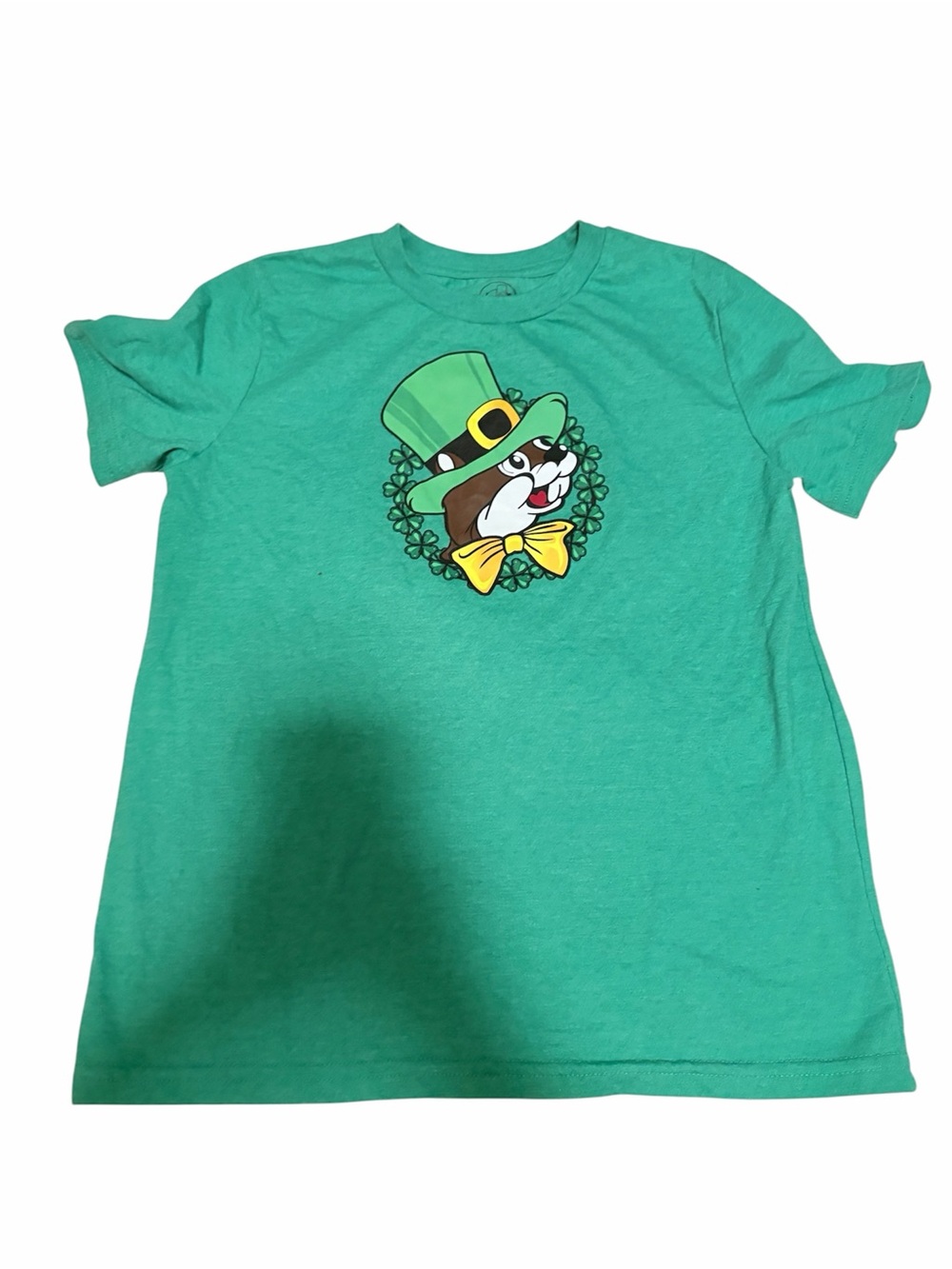 5/$30 🎈 Buc-ee's Kids medium or large St. Patrick's Day Shamrock Graphic Tee